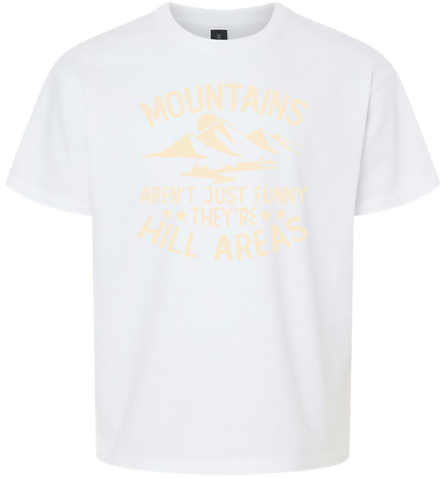 Mountains are Hill Areas Children's Gildan Soft Shirt