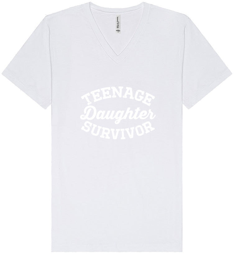 Teenage Daughter Survivor Unisex V-Neck Shirt