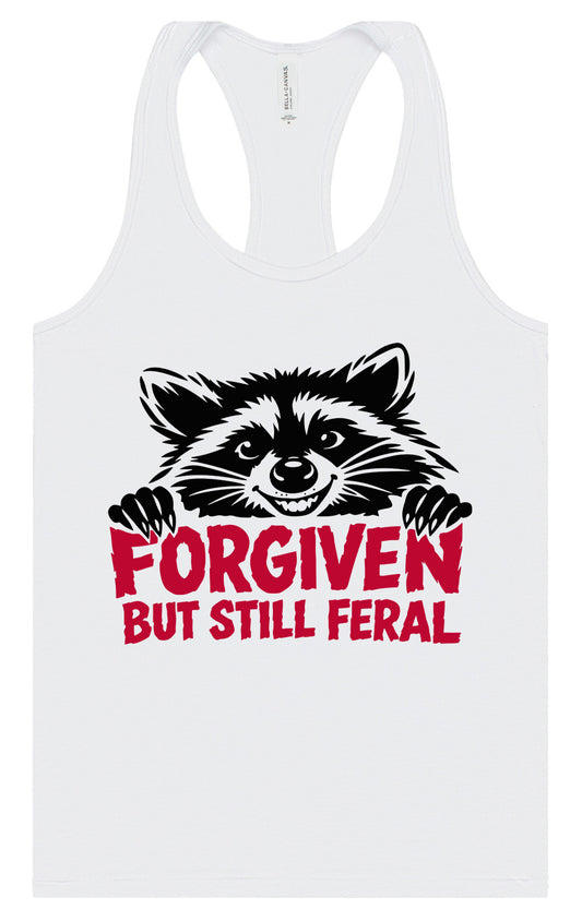 Forgiven Still Feral Women's Racerback Tank