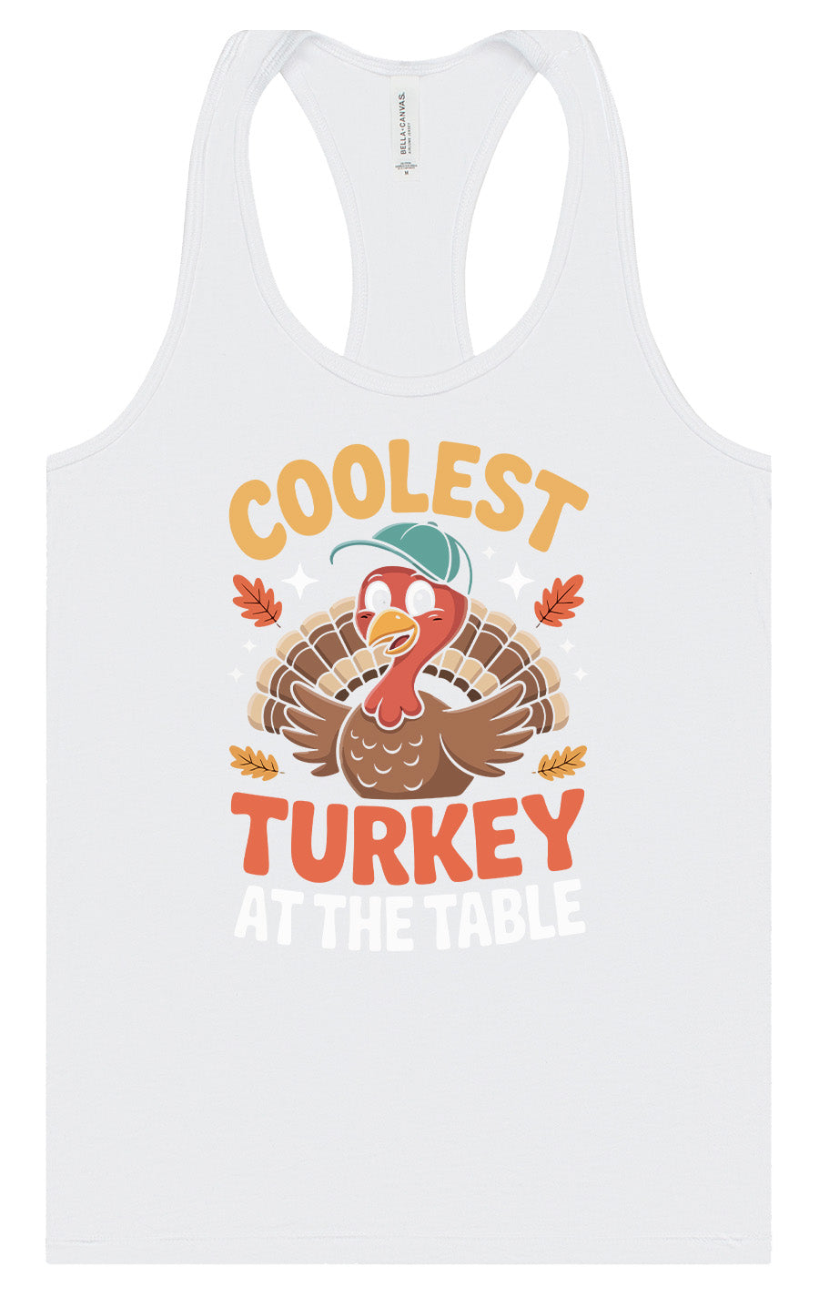 Coolest Turkey at the Table Women's Racerback Tank