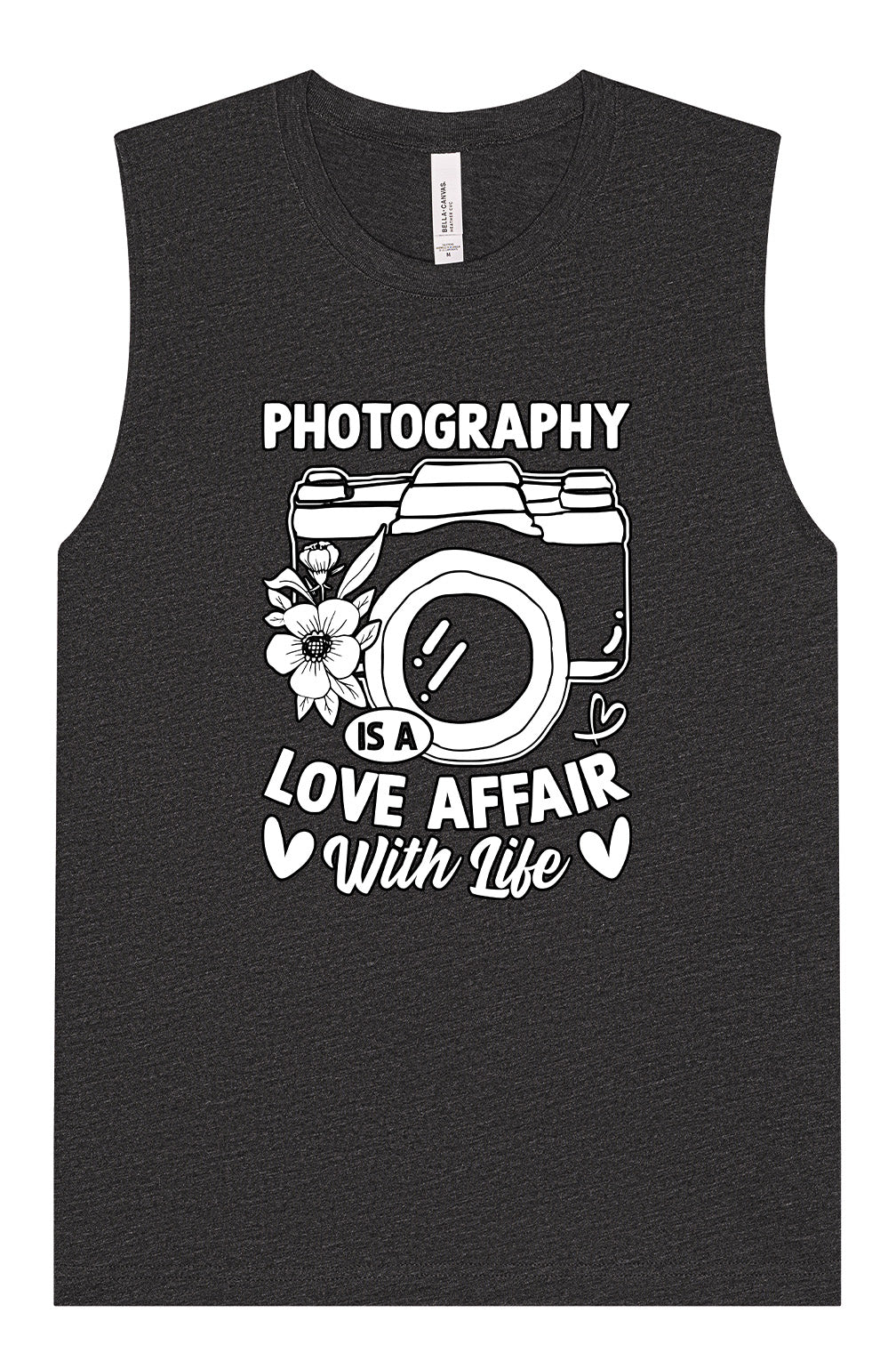 Photography is a Love Affair Muscle Tank