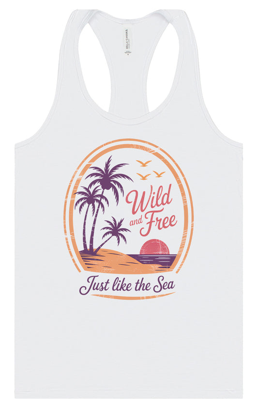 Just Like the Sea Women's Racerback Tank