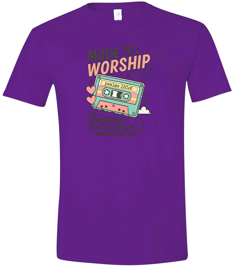 Made to Worship Adult Gildan Soft Shirt