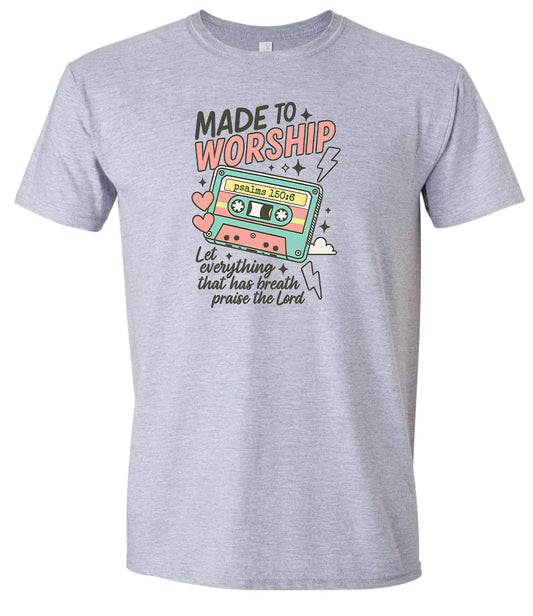 Made to Worship Adult Gildan Soft Shirt