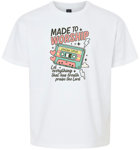 Made to Worship Children's Gildan Soft Shirt