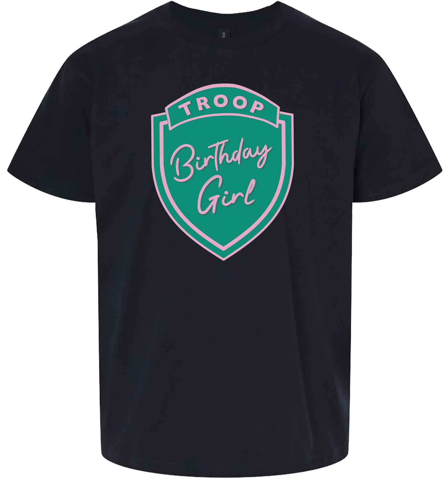 Troop Birthday Girl Children's Gildan Soft Shirt