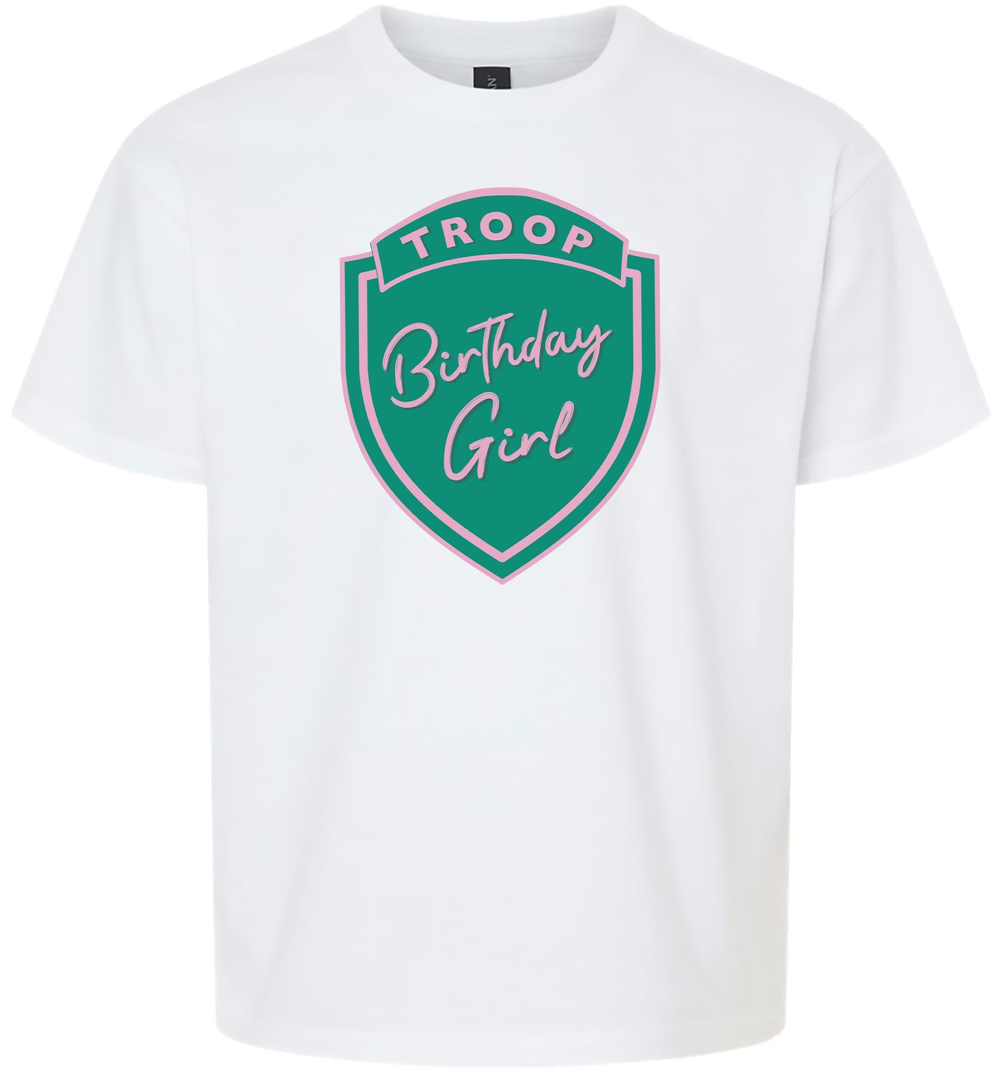 Troop Birthday Girl Children's Gildan Soft Shirt