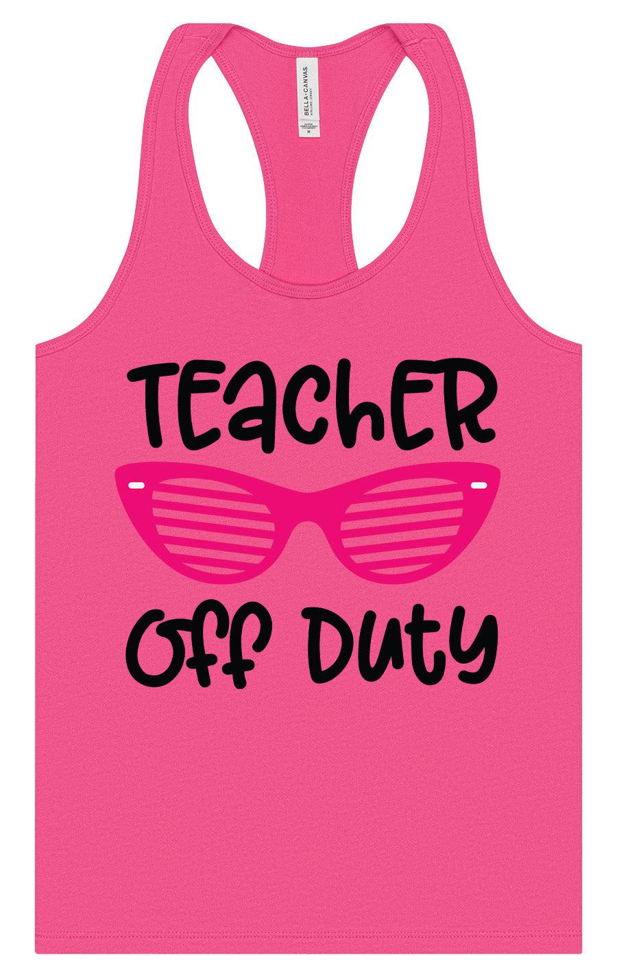 Teacher Off Duty Women's Racerback Tank