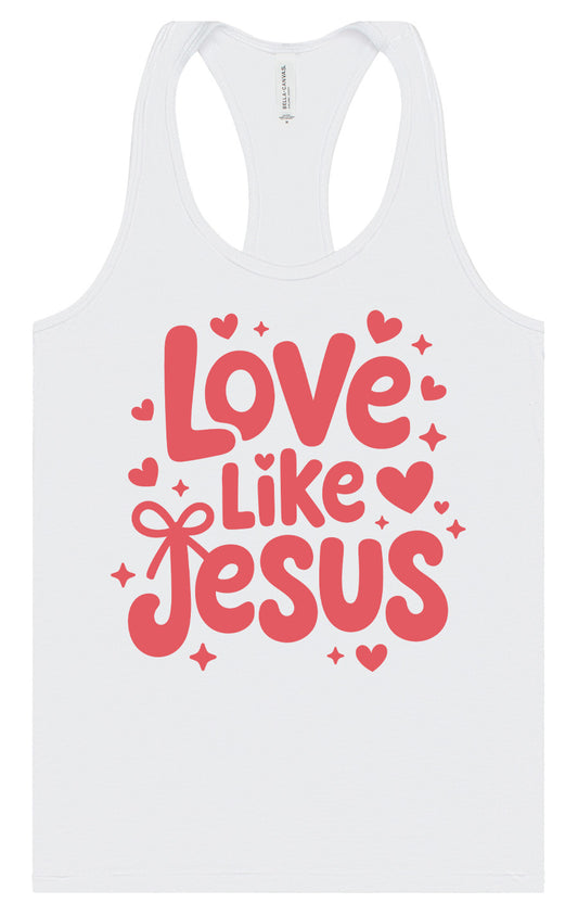 Love Like Jesus Women's Racerback Tank