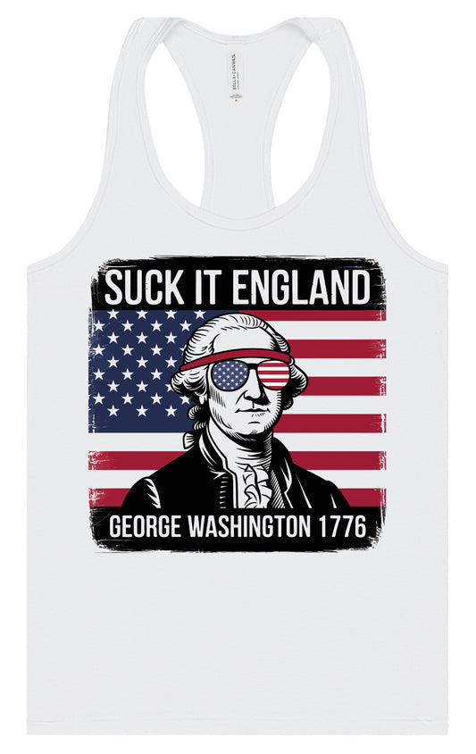 Suck it England Women's Racerback Tank