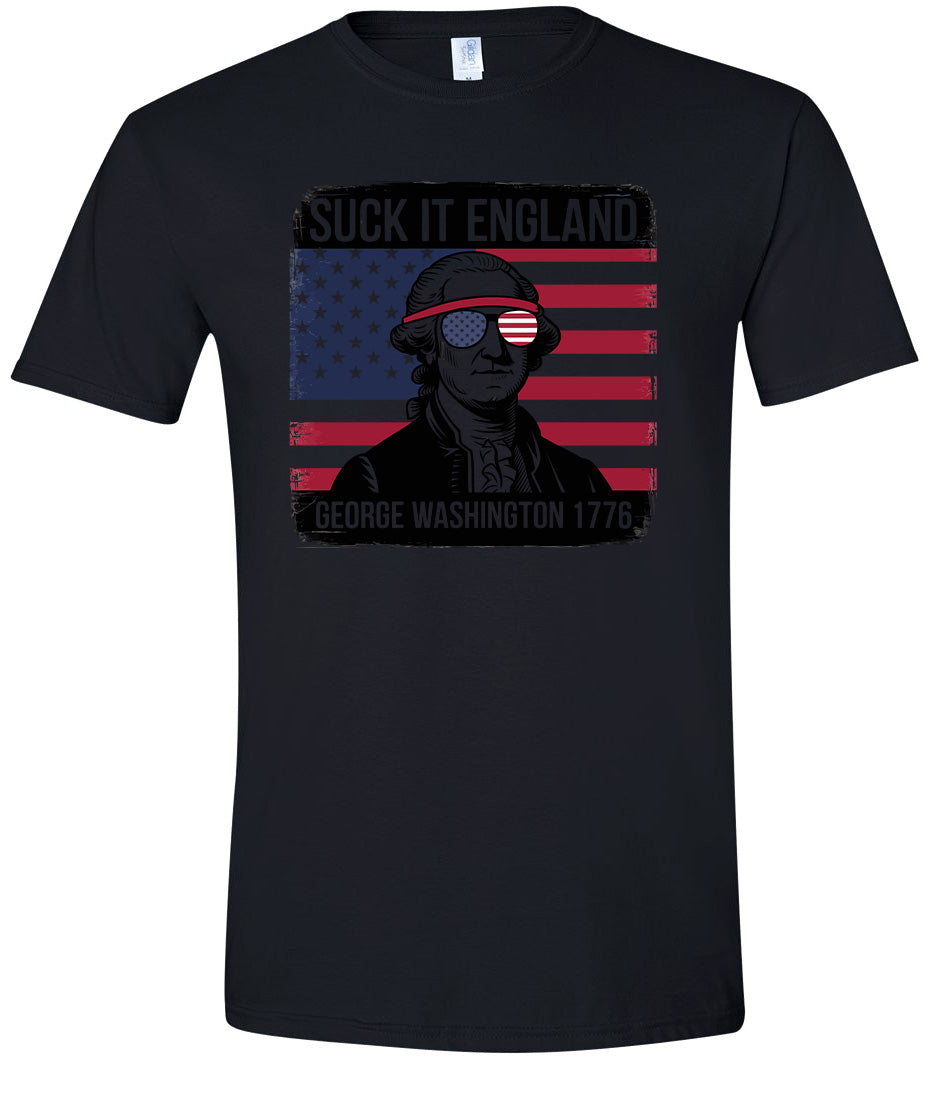 Suck it England Adult Gildan Soft Shirt