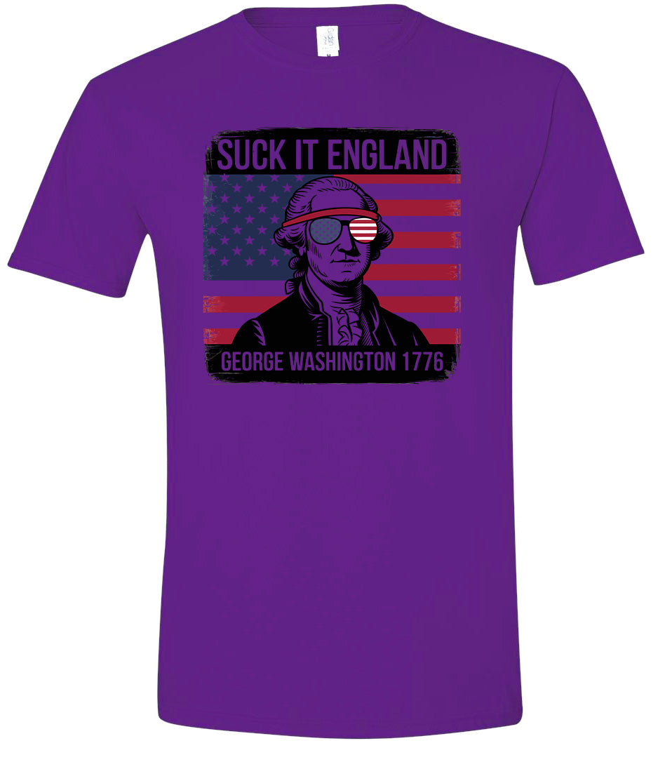 Suck it England Adult Gildan Soft Shirt