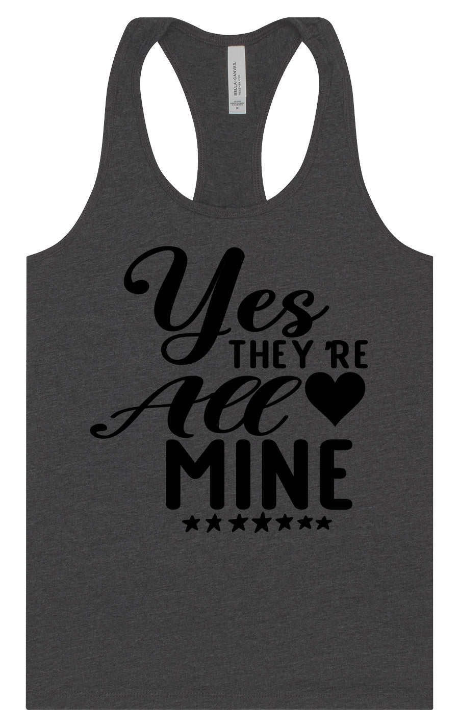 Yes They're All Mine Women's Racerback Tank