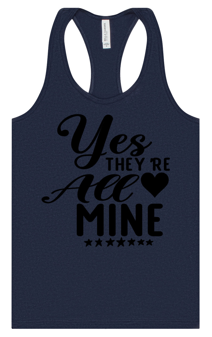Yes They're All Mine Women's Racerback Tank