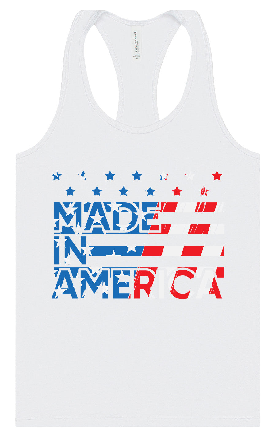 Made in America Women's Racerback Tank