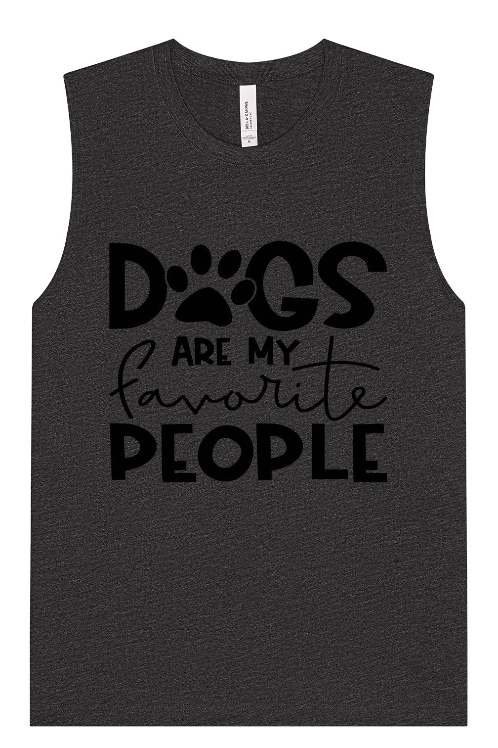Dogs Are My Favorite People Muscle Tank