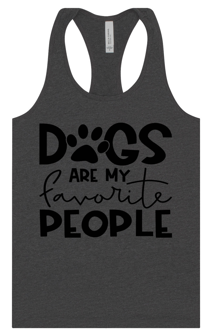Dogs Are My Favorite People Women's Racerback Tank