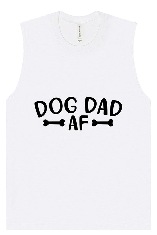 Dog Dad AF Muscle Tank