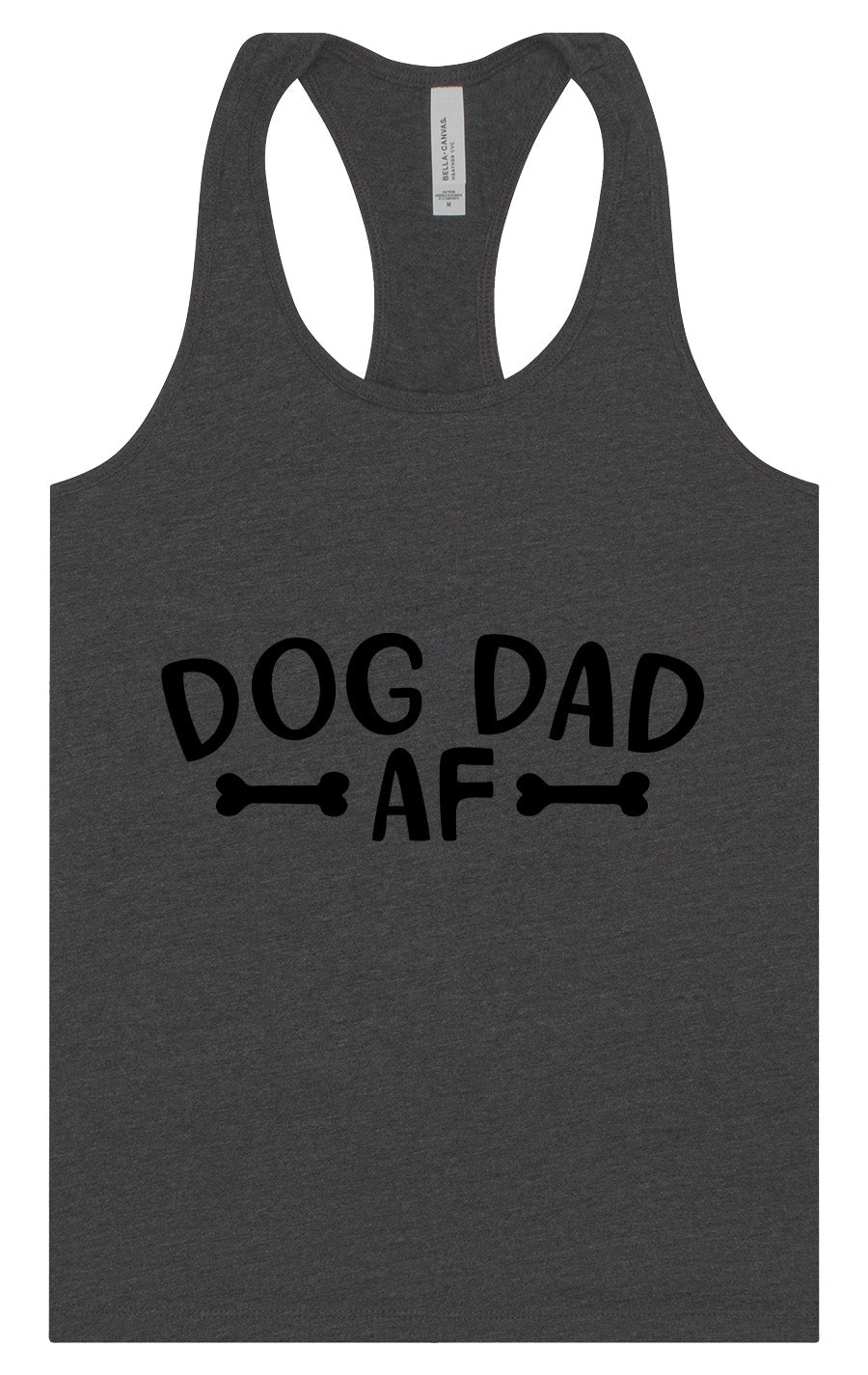 Dog Dad AF Women's Racerback Tank