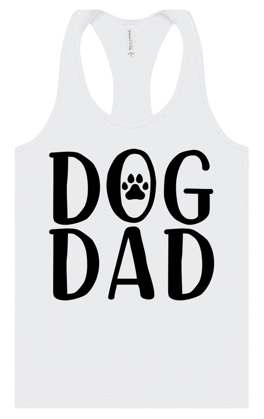 Dog Dad Women's Racerback Tank