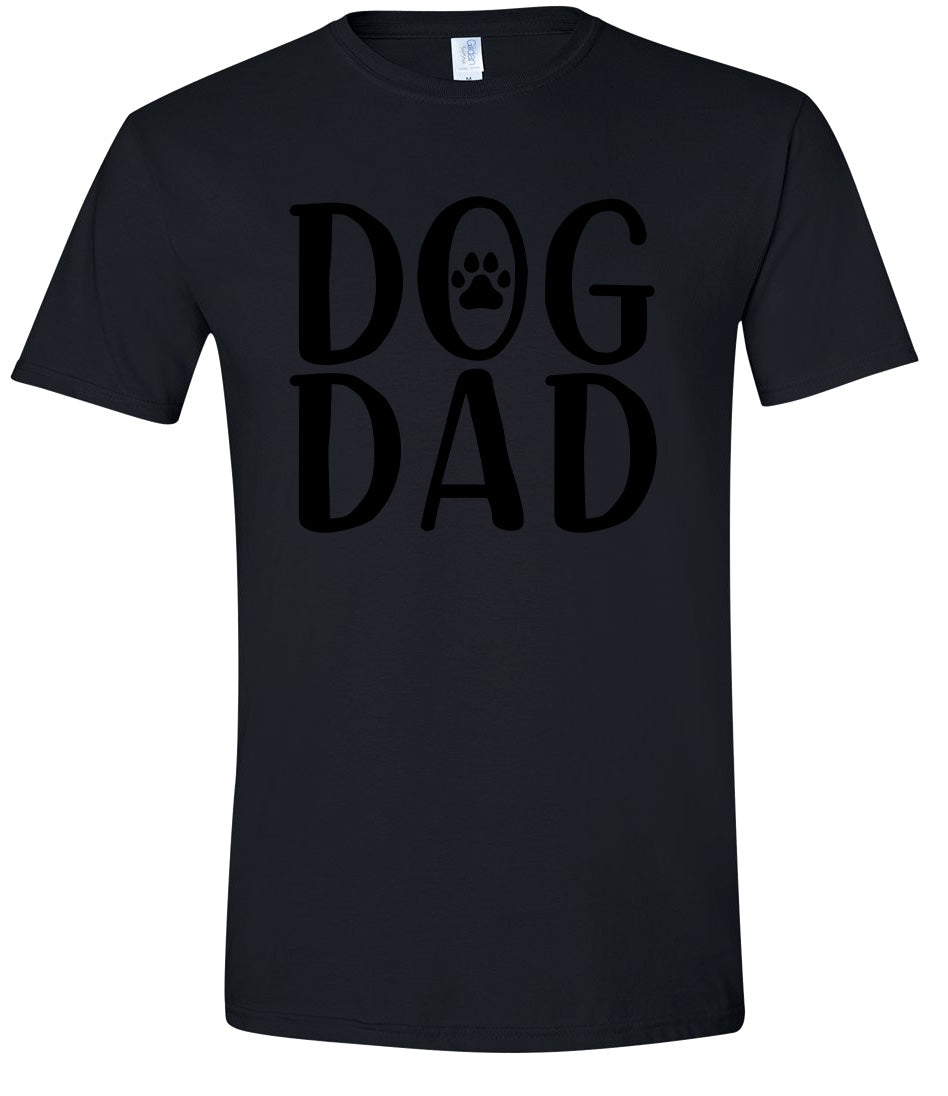 Dog Dad Adult Gildan Soft Shirt