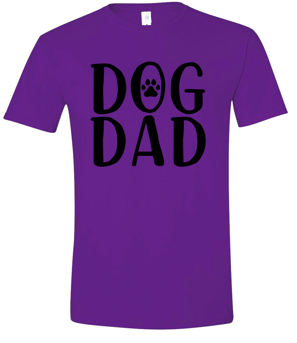 Dog Dad Adult Gildan Soft Shirt