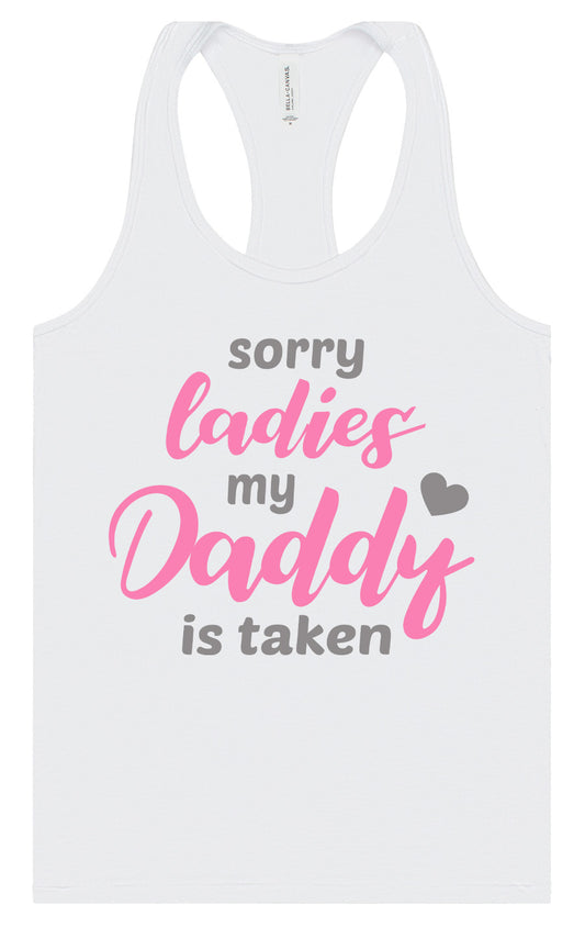 Daddy is Taken Women's Racerback Tank