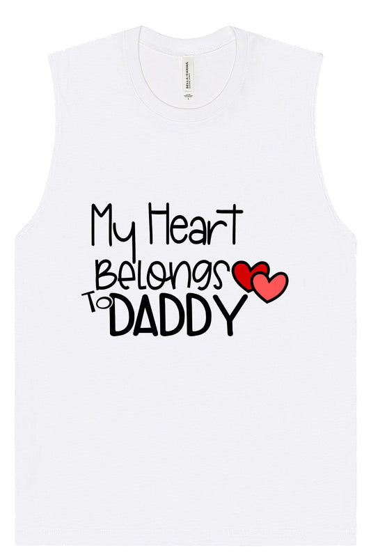 My Heart Belongs to Daddy Muscle Tank
