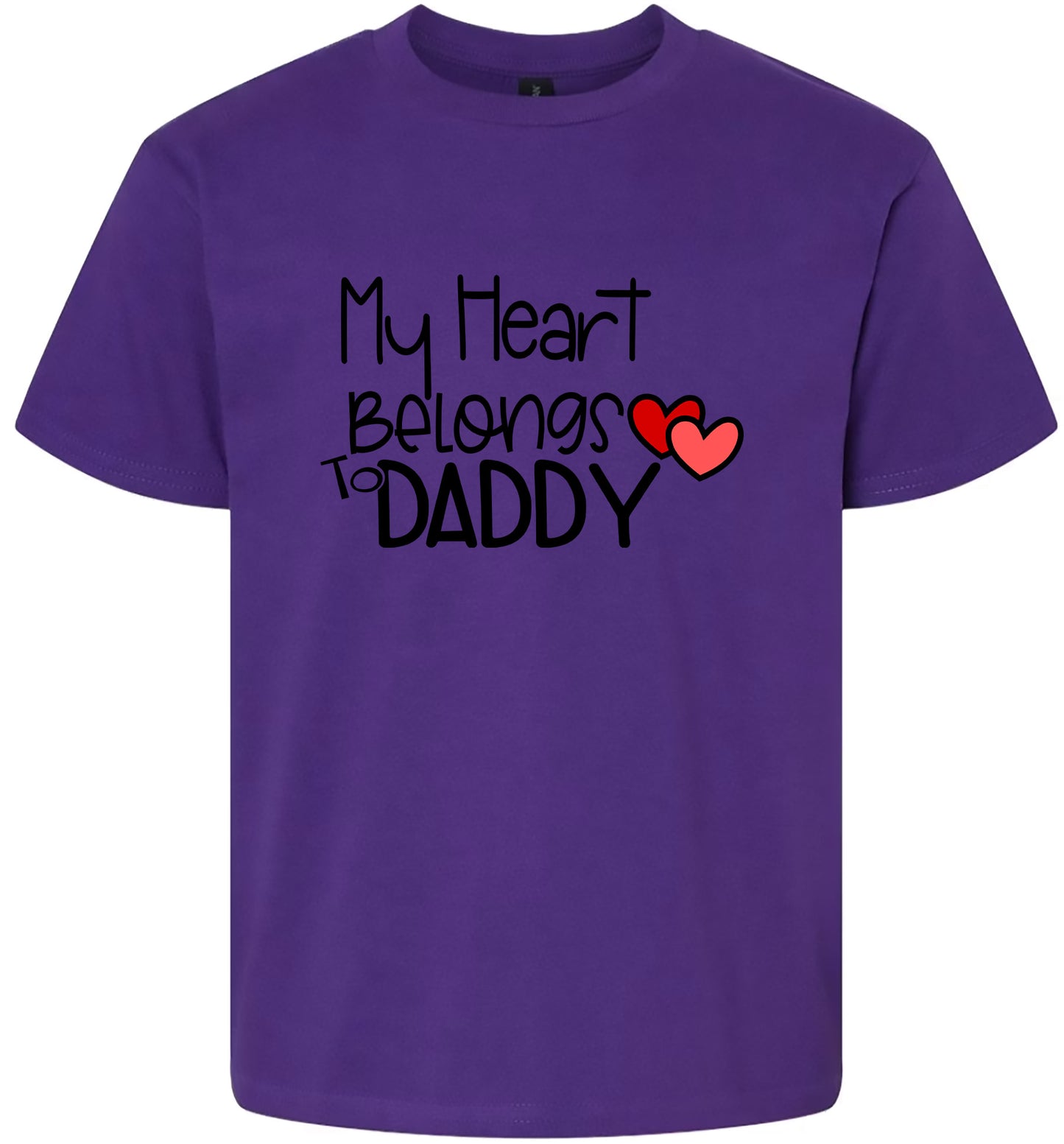My Heart Belongs to Daddy Children's Gildan Soft Shirt