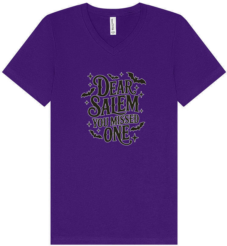 Dear Salem You Missed One Unisex V-Neck Shirt