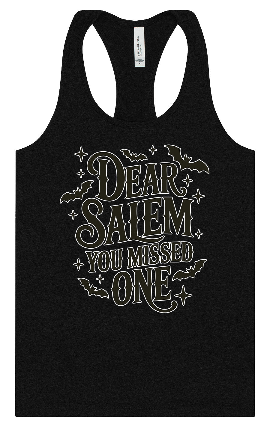 Dear Salem You Missed One Women's Racerback Tank