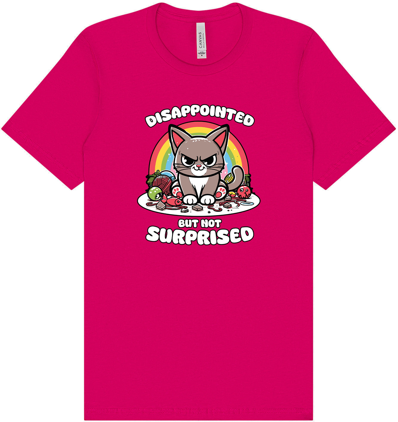 Disappointed, Not Surprised Adult Bella Canvas Shirt
