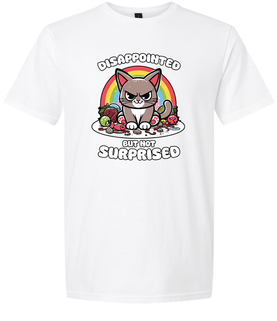 Disappointed, Not Surprised Adult Gildan Soft Shirt