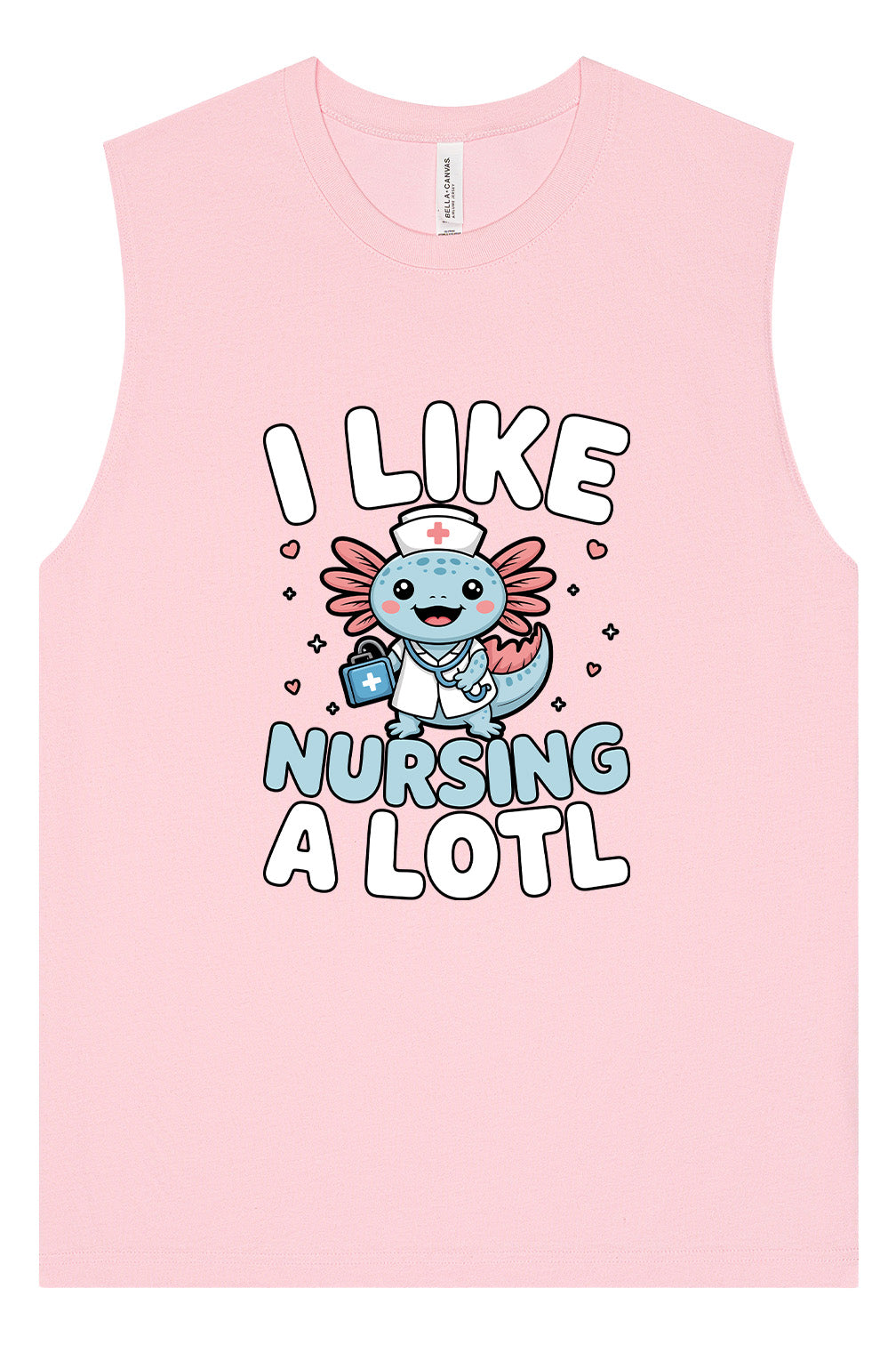 I Like Nursing A Lotl Muscle Tank