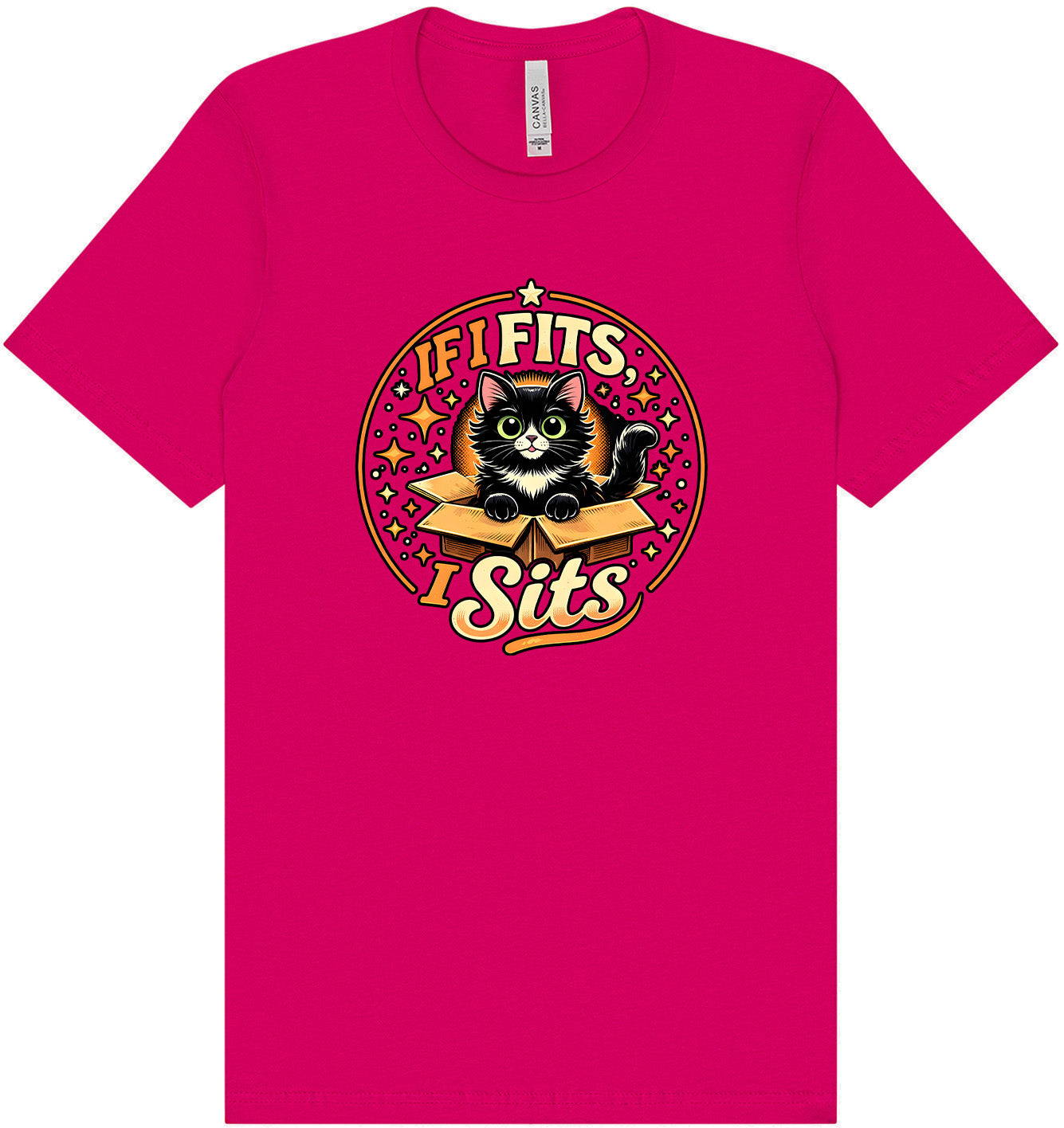 If I Fits, I Sits Adult Bella Canvas Shirt