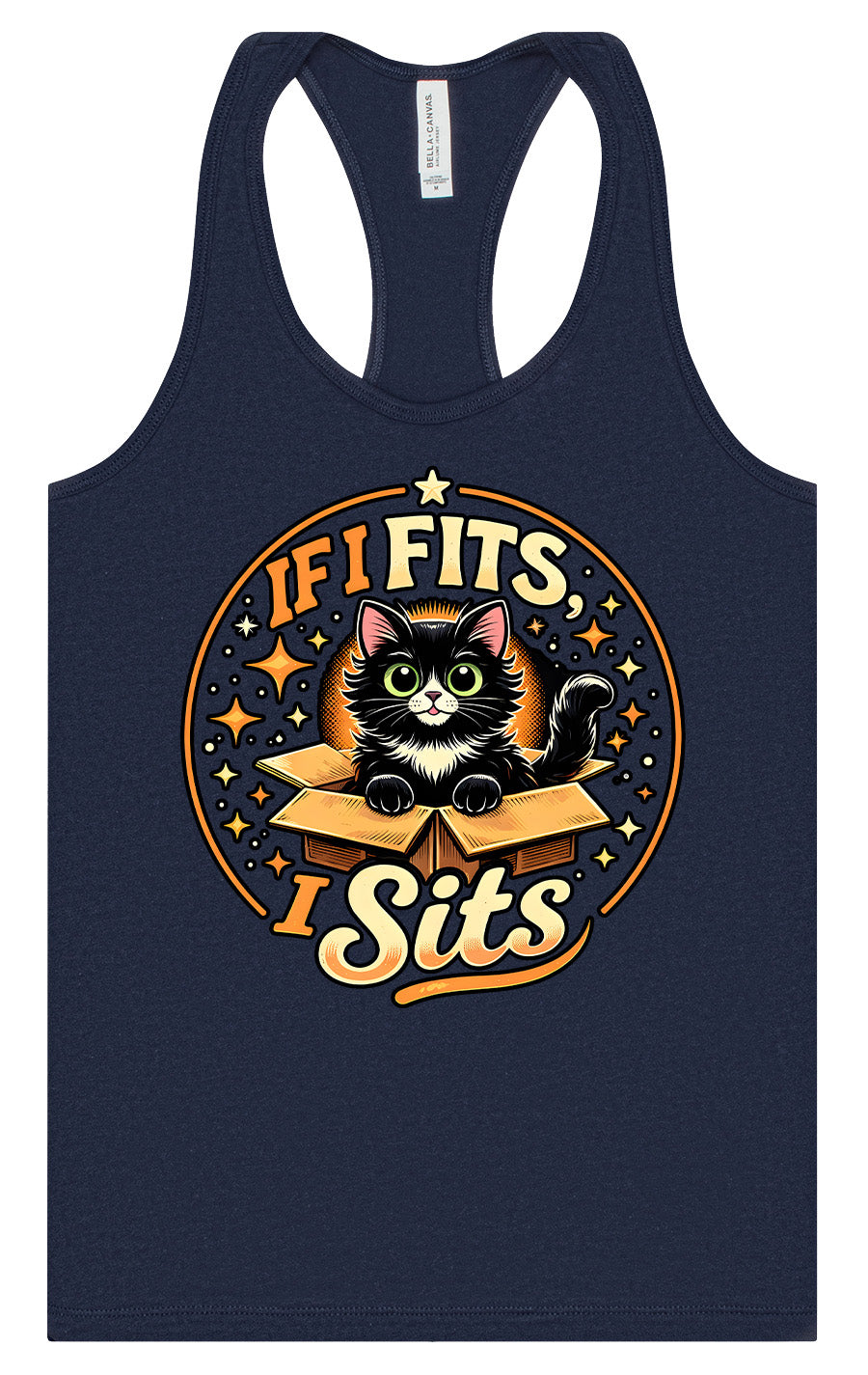 If I Fits, I Sits Women's Racerback Tank