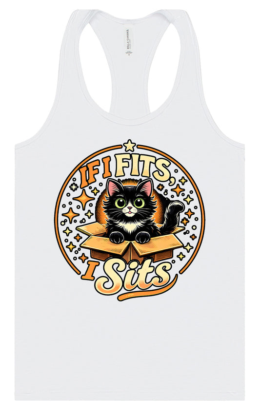 If I Fits, I Sits Women's Racerback Tank