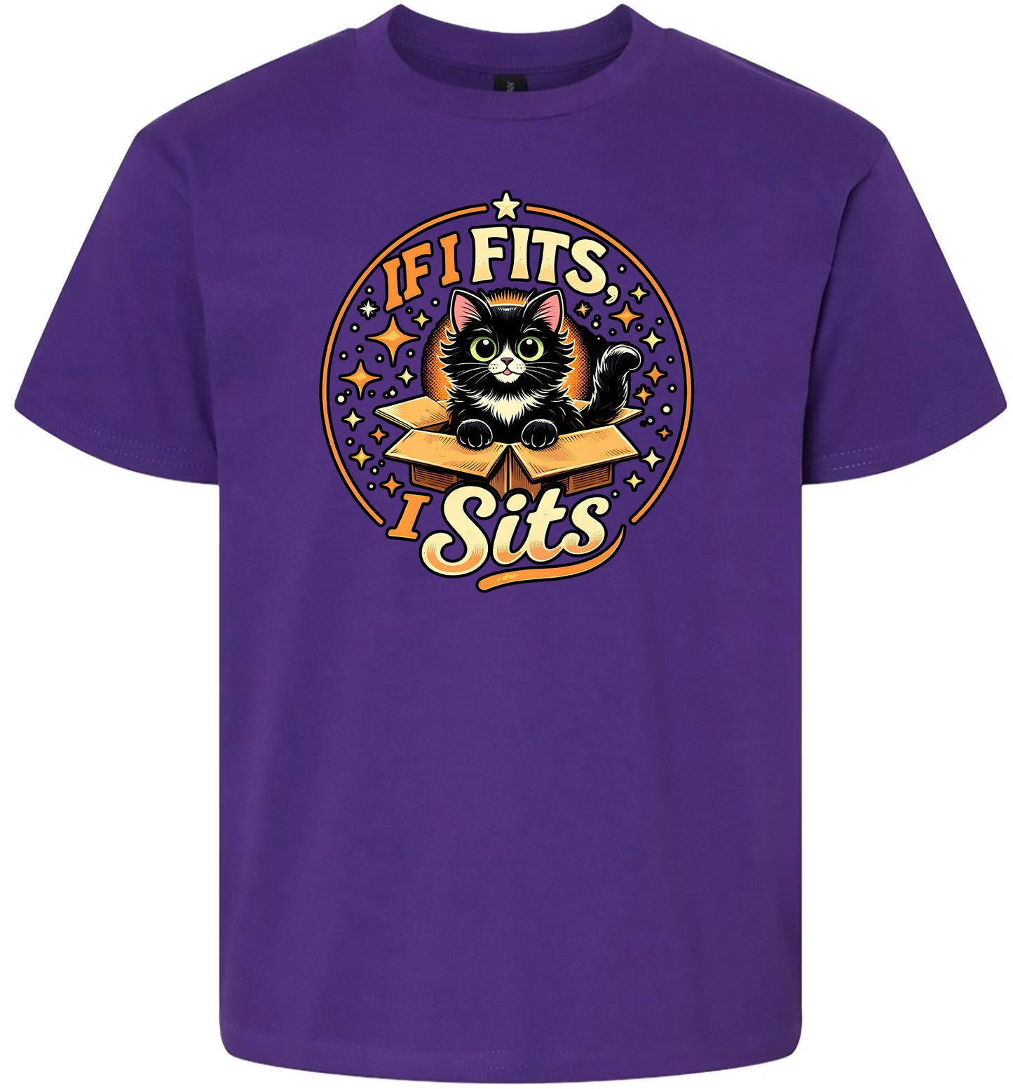 If I Fits, I Sits Children's Gildan Soft Shirt