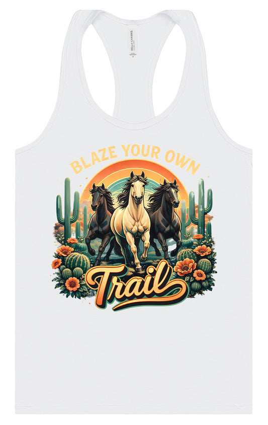 Blaze Your Own Trail Women's Racerback Tank