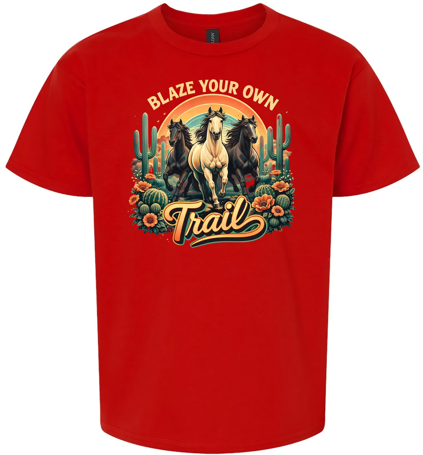 Blaze Your Own Trail Children's Gildan Soft Shirt