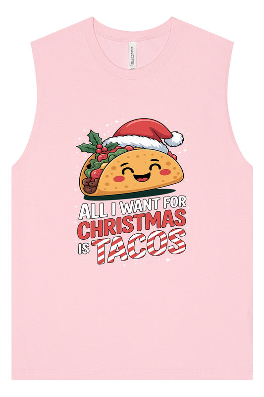 Tacos for Christmas Muscle Tank