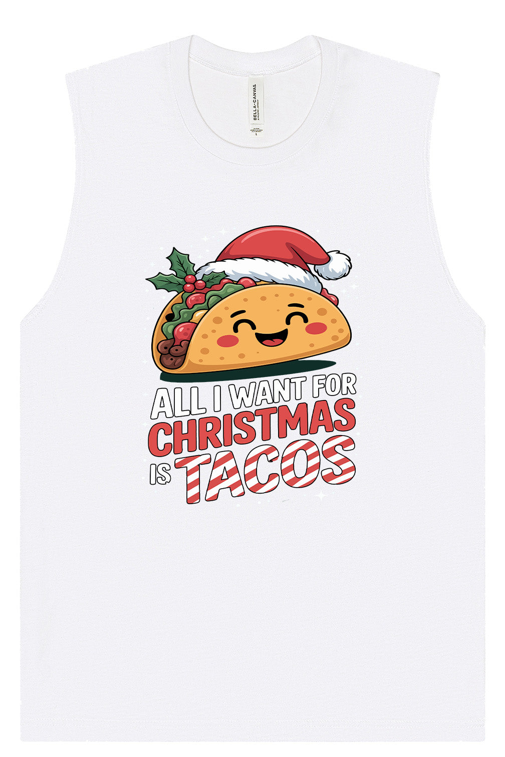 Tacos for Christmas Muscle Tank