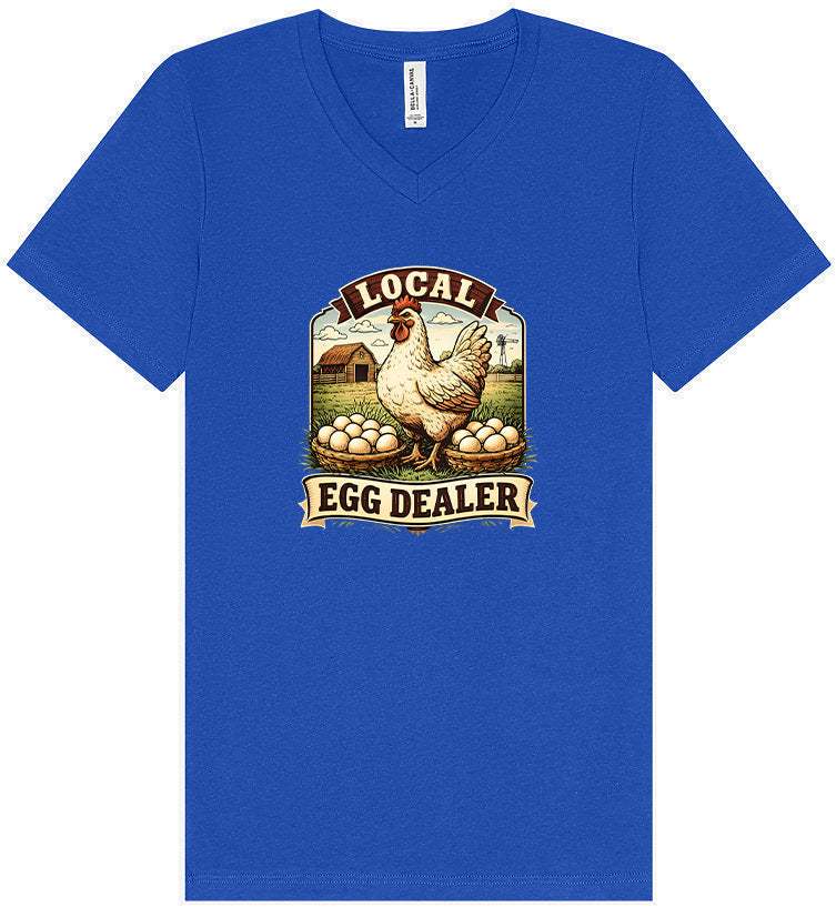 Local Egg Dealer Unisex V-Neck Shirt