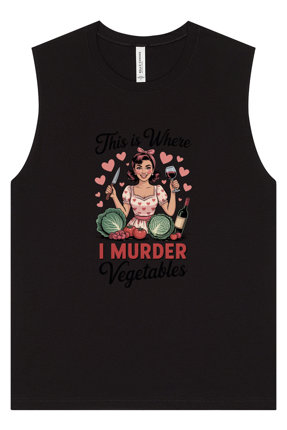 I Murder Vegetables Muscle Tank