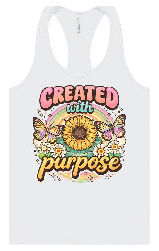Created with Purpose Women's Racerback Tank