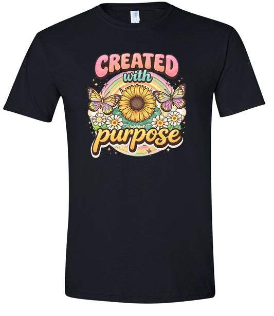 Created with Purpose Adult Gildan Soft Shirt