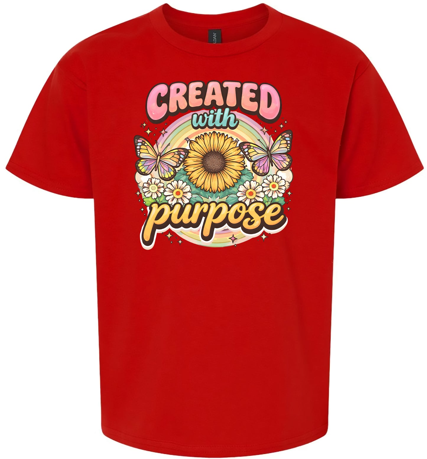 Created with Purpose Children's Gildan Soft Shirt