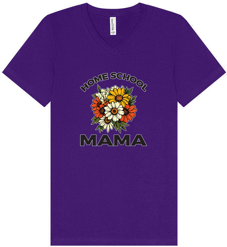 Homeschool Mama Unisex V-Neck Shirt