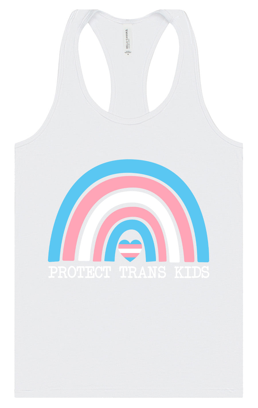 Protect Trans Kids Women's Racerback Tank