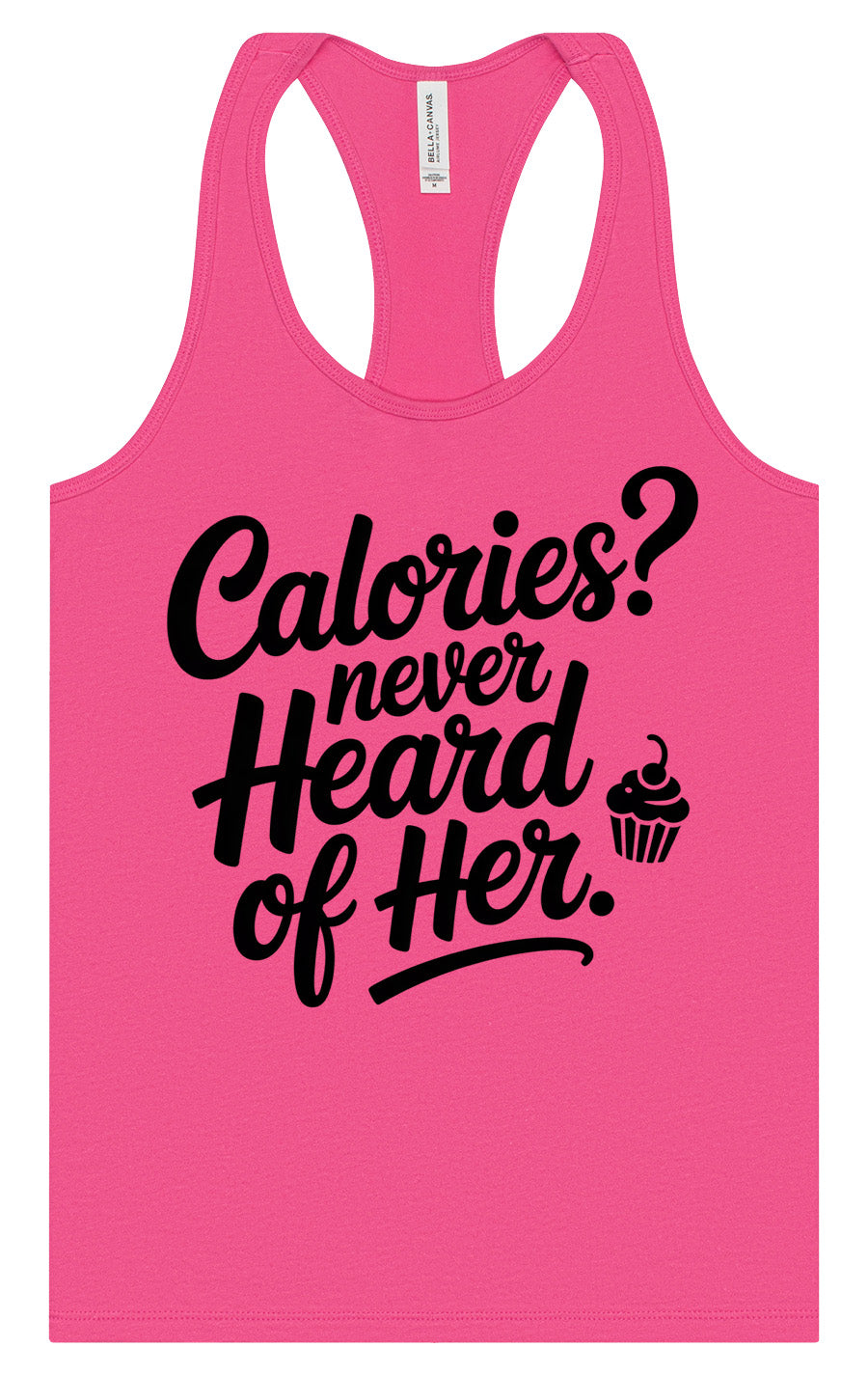 Calories Never Heard of Her Women's Racerback Tank